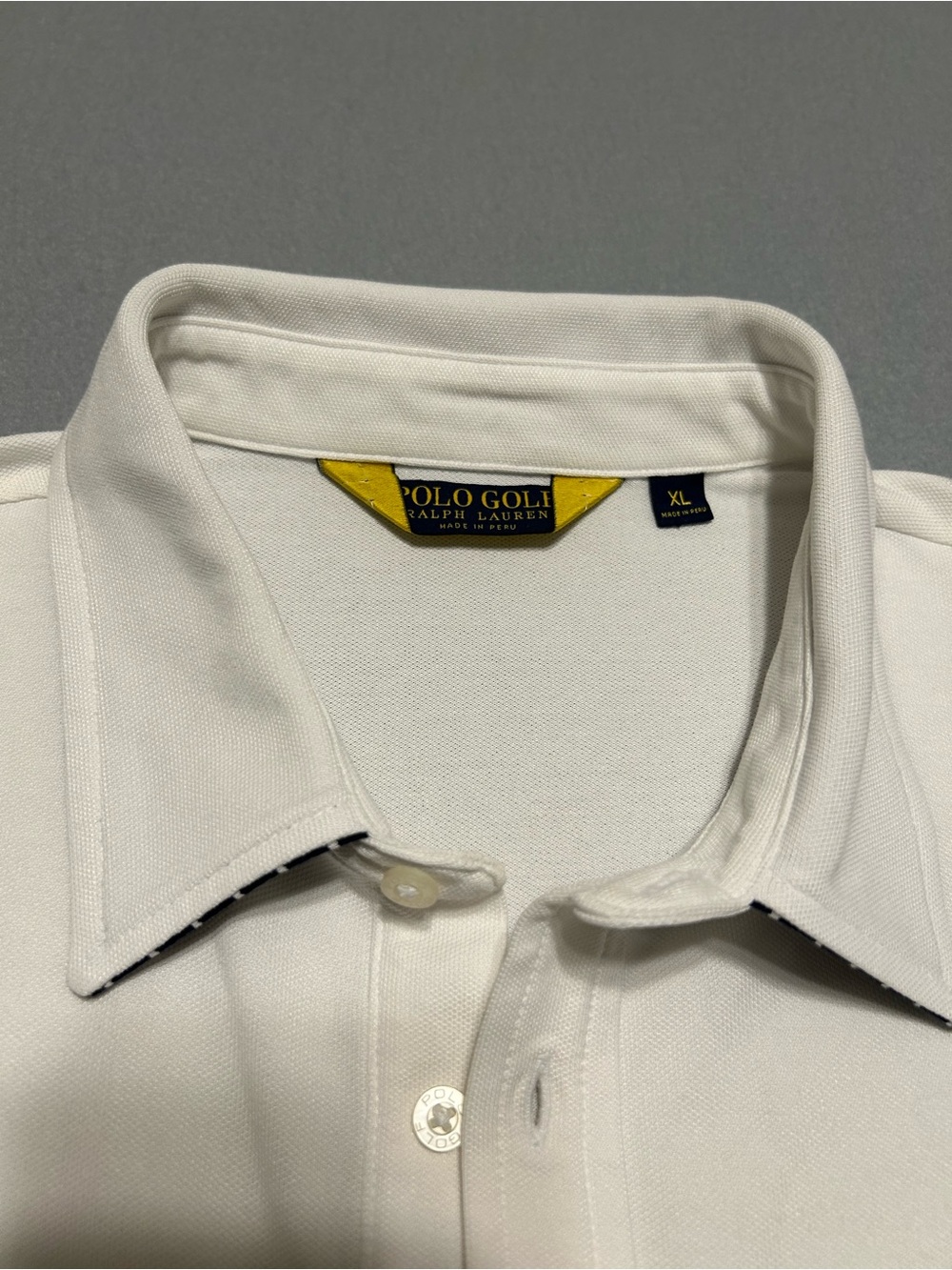 Polo Golf Ralph Lauren White Men's Polo - XL‎